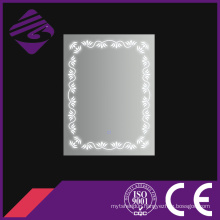 Jnh245 Bathroom Anti-Fog LED Sensor Mirror with Beauitful Patterns